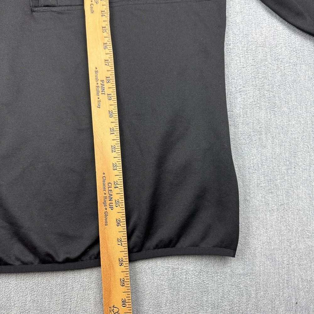 The North Face Jacket Mens Large Black Canyonlands Half-Zip Fleece Long Sleeve